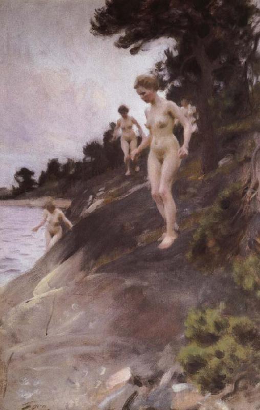 Anders Zorn Unknow work 107 Norge oil painting art